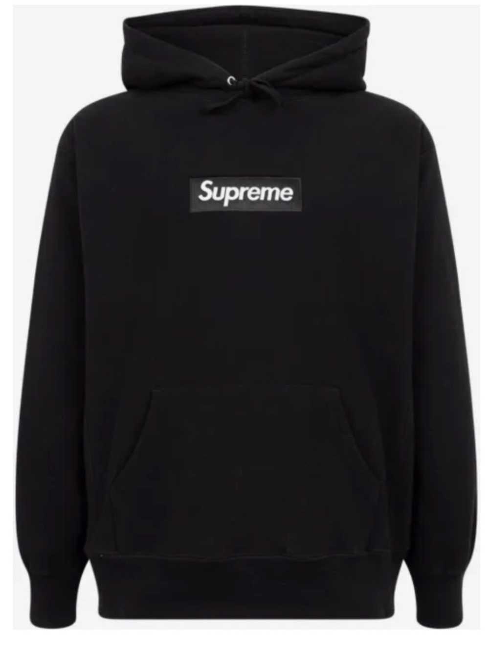 Supreme Men's Black Hoodie